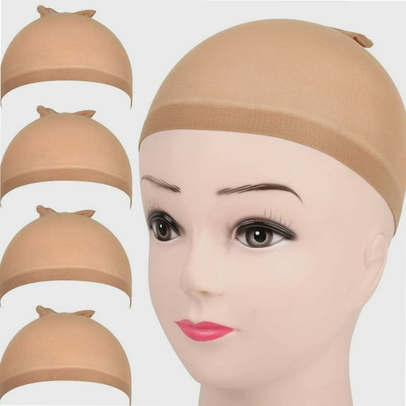Wig Caps Stretchy Nylon Wig Caps Brown Wig Caps for Women Breathable Wig Cap for Lace Front Wig