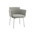 thumbnail image 2 of Casabianca Furniture Modern Suzzie Faux Dining Chair in Gray, 2 of 4