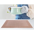 thumbnail image 5 of Unique Bargains Set of 8 Table Placemats Washable Wipeable Table Mat Rose Gold 18x12Inch, 5 of 7