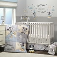 thumbnail image 4 of Lambs & Ivy Disney Baby Moonlight Mickey Mouse Fitted Crib Sheet - White, 4 of 5