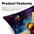 thumbnail image 2 of Honeybee Covers Set of 2 with Velvet Fabric and Unique Patterns for 16x16, 18x18, 20x20 Inch Throw Pillow Inserts, Throw Pillows, Throw Pillow - for Any Occasion, 2 of 6