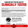 thumbnail image 5 of MuscleMeds CARNIVOR Beef Protein Isolate Powder, Lactose Free, Sugar Free, Fat Free, 23g Protein, Rocket Pop, 56 Servings, 5 of 6