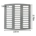 thumbnail image 4 of 50 Pcs 2.76" X 2.8" Stainless Steel Weep Hole Covers for Brick Walls Inserts, 4 of 9