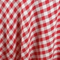 thumbnail image 3 of Balsa Circle 70" x 70" Square Gingham Checkered Polyester Tablecloth Black and White, 3 of 8