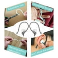 thumbnail image 6 of Adjustable Ear Hooks Compatible with AirPods 4, 3, 1, 2 and Pro & All in-Ear Headphones with Stems - 2 Pairs Secure & Comfortable Prevent Falls Ear Holders for Headphones - Easy to Install-CHKYWAIY, 6 of 9