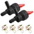 thumbnail image 3 of 2PCS 1/4 inch 90 Degree Fuel Shut Off Valve for 698181 494539 697944 35857 ma2847, 3 of 7