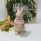thumbnail image 5 of Estatua de jardín de conejo de resina,Adornos de Pascua Conejo de resina Artesanías de madera Decoraciones Adornos de Pascua Estética elegante, 5 of 8