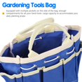 thumbnail image 4 of HLONK Sac à Outils de Jardin Multifonctionnel Sac de Rangement Sac Fourre-Tout en Tissu Oxford Portable, 4 of 6