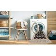 thumbnail image 2 of Ahgly Company Machine Washable Indoor Rectangle Industrial Modern Deep Peach Orange Area Rugs, 2' x 4', 2 of 7