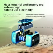 500W 481Wh,Portable Power Station, Lightweight Emergency Supply, emergency electricity,Safety battery,Playing,taking photos,camping,self-driving,mobile office,live streaming
