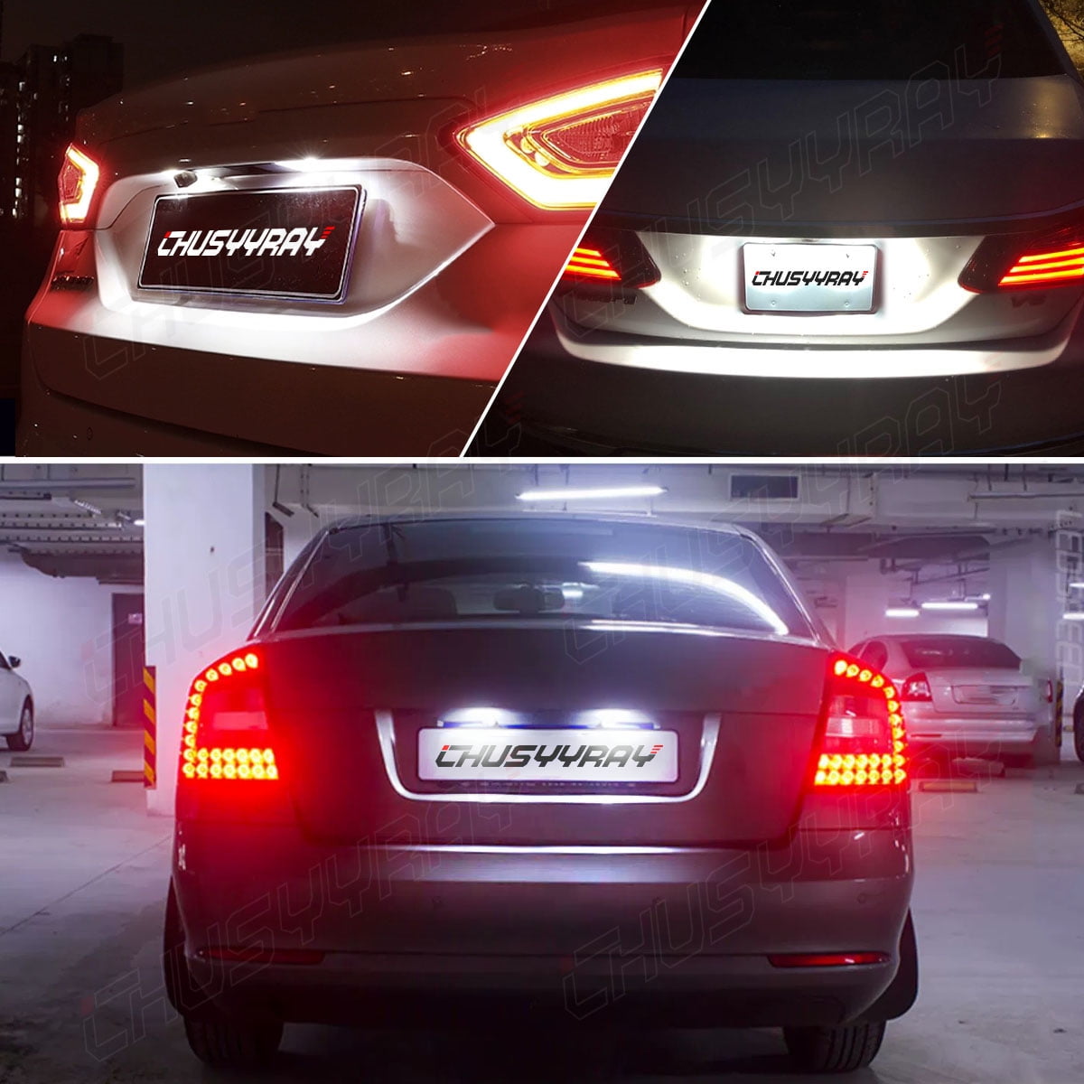 LED License Plate Light Tag Lamp Assembly For Jeep Patriot 2014-2017 Plug and Play 2Pcs