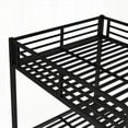 thumbnail image 2 of Full over Full Metal Bunk Bed in Black with Twin Size Trundle, Sturdy Metal Construction, 2 of 18
