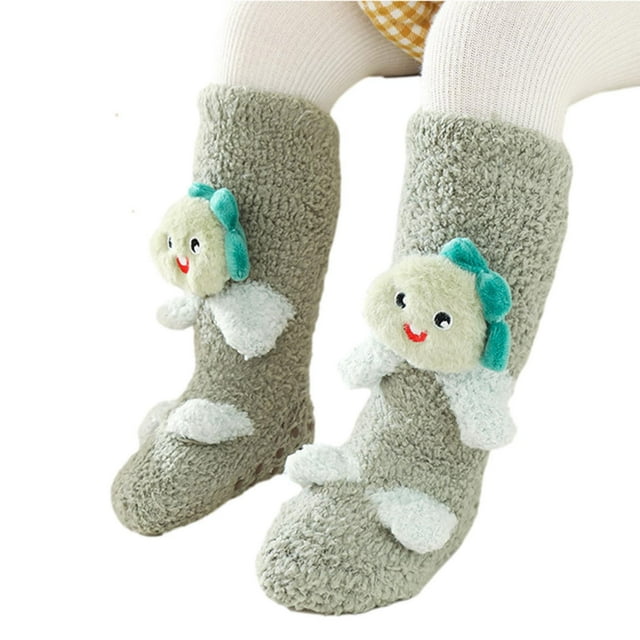 Calcetines Para Niños Y Niñas, Calcetines De Invierno Para Bebés, Calcetines Hasta La Rodilla, Calcetines Para Bebés, Calcetín Cálido De Lana Odeerbi LM103-4778