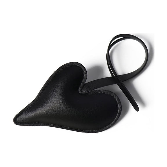 Heart Shaped Pu Bag Charm Cute Keychain Purse Charms Cute Bag Charms for Handbags Purses Backpacks Cars Car Ornament Pendant Keychain Purse Charm Hanging Compact Space Saving