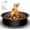 36 IN, variant on Outdoor Fire Pit Ring Insert,36 Inch Inner|42 Inch Outer Diameter, Heavy Duty Metal Round Fire Ring for Outside , Black