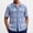 A_ Light Blue, variant on YLSDY Men's Allover Lacework Camp Shirt, Openwork Floral & Geometric Pattern, Short Sleeve Button-Down Cover-Up Top White XXXL