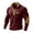 Wine, variant on Men's Quarter Zip Up Pullover Long Sleeve Sweatshirt Mock Neck Golf Polo Sweater Navy S