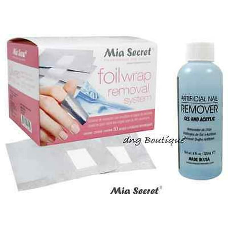 Foil Remover - LWS LA Wholesale Store MIA SECRET Acrylic & Gel Removal Kit - Foil Wrap Removal & Nail Remover