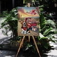 thumbnail image 4 of Be My Valentine's Basset Hound Truck Full of Love Flower Balloon Vertical Matte Canvas Poster Bassets Dog Breed Lovers Gifts Idea Wall Art Home Decor - 02029, 4 of 5