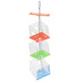 thumbnail image 4 of TOPINCN Bird Hanging Food Holder,Multilayer Bird Parrot Forage Box Hanging Treat Foraging Toy Transparent Acrylic Food Holder, Parrot Hanging Forage Box, 4 of 7
