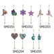 thumbnail image 5 of Wdftyju Kit de pintura de diamante de corazón de cristal de forma especial DIY colgante artesanal 4 Uds Wdftyju 6wy2lr9fq9ny6qz2, 5 of 9