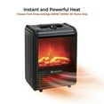 thumbnail image 6 of Comfort Zone Fireplace Space Heater with Realistic 3D Flame, Black, 6 of 7