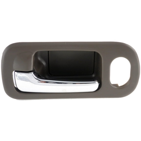 Dorman 82202 Front Driver Side Interior Door Handle for Specific Honda Models, Chrome Lever; Brown Housing