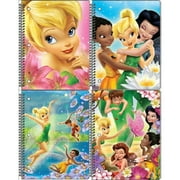 Disney Fairies 1 Subject Spiral Notebook, 80 Sheets, Wide Ruled, Color Choice Will Vary