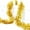10PC Gold, variant on Masertor 6.5ft Christmas Tinsel Garland, Christmas Tree Ornaments Home Party Classic Shiny Sparkly Ceiling Hanging Decorations