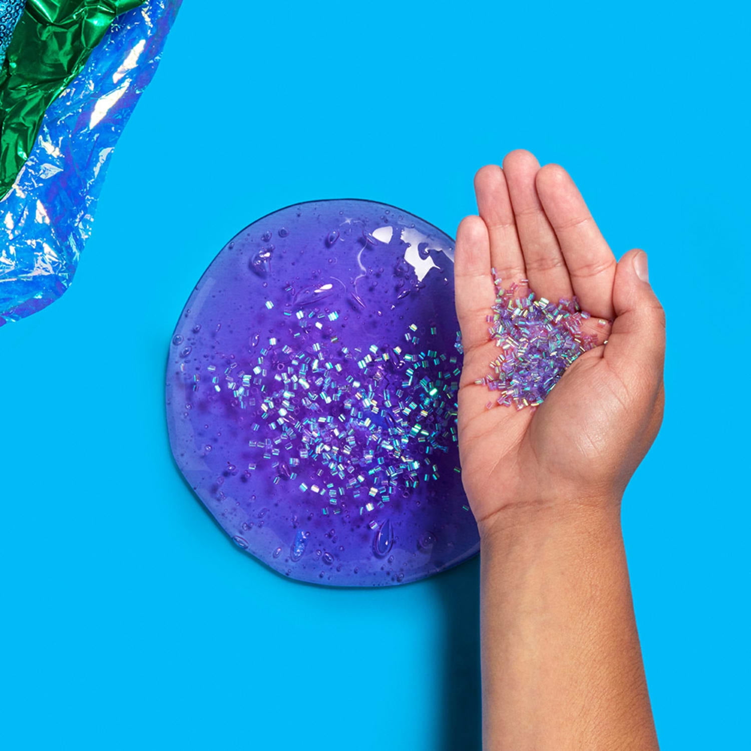 Elmer’s Gue Premade Slime, Mermaid's Paradise Slime Variety Pack, Includes Fun, Unique Add-Ins, Variety Pack, 3 Count