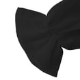 thumbnail image 7 of VEKDONE Women's Velvet Maxi Dress Chiffon Long Sleeve Patchwork Long Dress Solid Color V-Neck Smocked Waist Dresses Fashion Cocktail Formal Dress Black M, 7 of 7