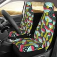 thumbnail image 3 of Haiem Green Mushroom Printed Car Seat Covers Set of 2, Universal Fit Car Seat Covers,Protective Seat Covers,Comfortable Car Seat Covers, Easy Installation Seat Covers, Vehicle Seat Covers, 3 of 9