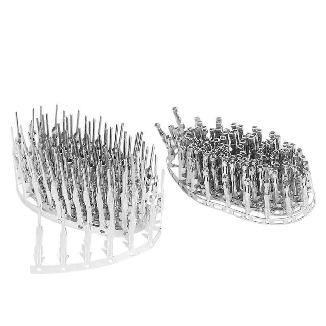 200PCS 2.54mm Pitch Male&Female Pin Connector Dupont Jumper Wire Cable Male&Female Pin Crimp Termina
