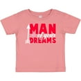 thumbnail image 3 of Inktastic Valentine's Day Man of Your Dreams with a Heart and Arrow Boys or Girls Baby T-Shirt, 3 of 5
