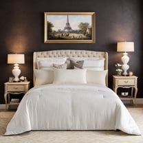 Oversized White Duvet Insert All season comfort for bedrooms, guesthouses, and hotels. Breathable, skin friendly, and warm.