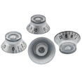 thumbnail image 5 of Musiclily Basic Metric Coarse 18-Spline Top Hat Bell Knobs Tone Volume Control Knobs for Epiphone LP SG Style Electric Guitar, Chrome (Set of 4), 5 of 5