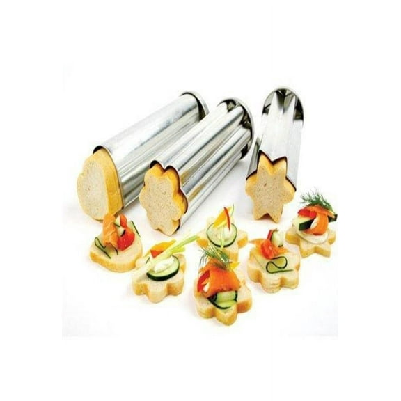 Norpro Nor-3656 Tin Canape Mold, 3 PC Set