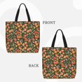 thumbnail image 2 of Balery Fruits Peach Bolsa de Mano para Mujeres con Cremallera, Bolsa de Gimnasio con Compartimentos, Bolsa para Laptop, Bolsa para Trabajo, 2 of 7