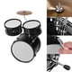 thumbnail image 4 of Tambor de percusión Niños Niños Principiantes Junior Juego de batería de 3 piezas Kit de batería Instrumento musical de percusión con platillos Baquetas Taburete ajustable Abody  Tambor de percusión, 4 of 5