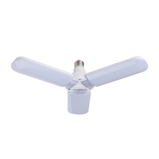 Kuymtek Lámpara de iluminación de deformación de bombilla LED de luz de hoja de garaje plegable de 28 W (3 hojas) Kuymtek Iluminación del hogar multifuncional