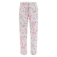 thumbnail image 5 of Domuza Easter Bunny Pajama Pants for Men Casual Stretch Waist Drawstring Pjs Trousers Comfy Loose Fit Lounge Sleepwear with Pockets White M, 5 of 5
