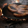 thumbnail image 6 of Home-Complete 14-Inch Pre-Seasoned Cast Iron Pizza Pan for Oven, Stovetop, or Grill Use, 6 of 8