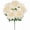 White, variant on 7 Lifelike Artificial Sunflower Bushes - Elegant Purple and Pink Floral Arrangements for Weddings and Home Decor