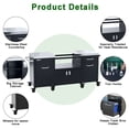 thumbnail image 5 of Outdoor Grill Table for 2XL Big Green Egg,Big Joe,Primo XL,Waterproof Cover Included, 5 of 9