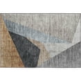 thumbnail image 2 of Addison Rugs Mayfield Washable Transitional Art Deco Taupe Rectangle Rug, 1'8" x 2'6", 2 of 5