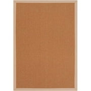 Couristan 48120014086130T 8 ft. 6 in. x 13 ft. Bay View Margate Rectangle Area Rug - Gold & Terra Cotta