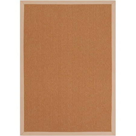 Couristan 48120014086130T 8 ft. 6 in. x 13 ft. Bay View Margate Rectangle Area Rug - Gold & Terra Cotta