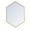 Brass, variant on Metal frame hexagon mirror 24 inch in Black