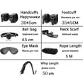 thumbnail image 3 of Juego de juguetes Bondage, 7 piezas/juego de esposas, látigo, cuerda, juego de rol de esclavo, juguete de juego de rol, juguete optimizado para la excelencia, 3 of 8