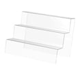 thumbnail image 5 of Worgeous 3 pcs  Acrylic Ladder Type Display Stand Multi-layer Models Adornments Showing Shelf Doll Perfume Organizer Storage Holder, 5 of 8